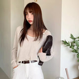 Linen thin knit  - knt