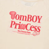 ドゥードゥルチェリートムボーイグラフィックTシャツ / DOODLE CHERRY TOMBOY GRAPHIC T-SHIRT [IVORY]