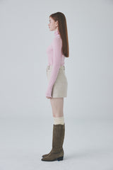 ツイードミニスカート / Tweed Mini Skirt [Beige]