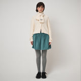 FLUFFY KNIT MUFFLER, CREAM