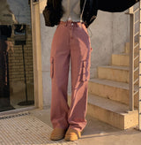 [BELLIDE MADE] Colorful Cotton Cargo Pants
