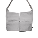 Knotted Shoulder Bag (Nylon-Silver)