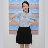 Fetching lace T-shirts (sky blue) (6684248998006)