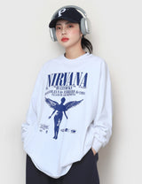 ニルバーナエンジェルロングオーバースリーブT / Nirvana Angel Long Over Sleeve T