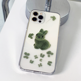 フォアリーフラビットフォーンケース / Four Leaf Clover Rabbit Phone Case