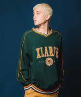 パイピングVネックスウェット / PIPING V NECK SWEAT