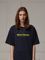 Basic logo tee - Navy (4622112882806)