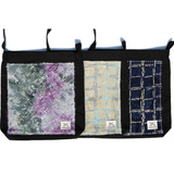 [Patchwork Canvas Bag] Reef Check - Navy (6625177763958)