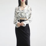 (Set) Heran Paisley Blouse + Top