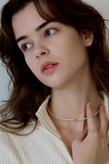 [14K] Piece Pearl Necklace
