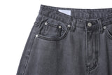 Amber Semi-Wide Coated Denim Pants (3 colors)
