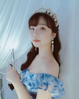アフロディーテシリーズ - ジュエルクイーンピアス / Aphrodite Series - Light Sapphire Jewel Queen Piercing