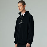 アノラックスウェット/ANORAK SWEAT SHIRT-BLACK