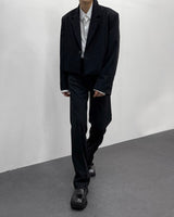 ベーベルワンボタンクロップドジャケット/MO Babel One Button Cropped Jacket (2 colors)