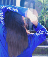 "psln" 長袖Tシャツ ブルー/ "psln" long sleeve tee blue (4437306835062)