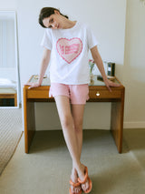 サマーロマンスTシャツ/The Summer Romance T-shirt (White)