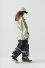 ワイドジャケット/BSR2223FWJK058 CCC WIDE JACKET GRAY BEIGE