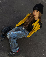 ダーティーウォッシングワイドデニム / (UNISEX) Dirty washing wide denim