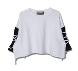 ストリングショートスリーブクロップTシャツ / (9068) XX String Short Sleeve Crop Tee