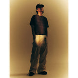 クリースナイロンバンディングパンツ / CREASE NYLON BANDING PANTS_CREAM