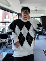 Never roil Overfit Argyle Knit