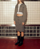 カーゴスカート / CARGO SKIRT (KHAKI-GREY)