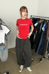 VINTAGE PARACHUTE CARGO PANTS (KHAKI)