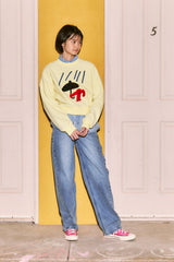 KIRSH X MISAKI KAWAI クロップスウェットシャツ