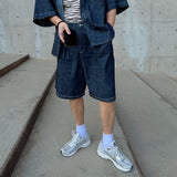 オンジェリーデニムワンタックハーフパンツ / On Jerry Denim One Tuck Half Pants