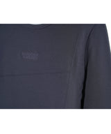 Cut stitch long sleeve T-shirt_Charcoal