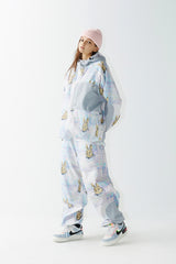 ロイヤルフリースフードジャケット / BSR2223FWJK104 ROYAL FLEECE HOODED JACKET BEAR RABBIT PASTEL CHECK