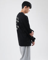 バックレタリングオーバ－Tシャツ