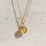 Amour Coin Necklace (6572479643766)