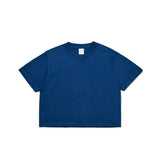 MOMS FAVORITE FIT CROP T-SHIRT NAVY
