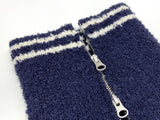 ボウクル2WAYジップアップニット / Boucle 2way Zip-up Knit [Navy]