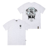 22ヴァンダリズムスタンダードフィットTシャツ / 22 VANDALISM STANDARD FIT T-SHIRTS WHITE / MELANGE