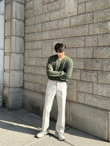 フォードツイストVネックニットウェア / Ford Twisted V-neck Knitwear (7 colors)