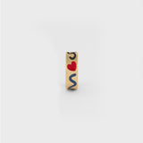ドゥードゥルイヤーカフ / DOODLE EARCUFF(3mm) SILVER925(18K GOLD PLATED)