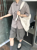 サファリナイロンハーフシャツ