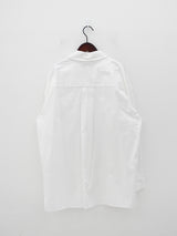 Zip-up lettering shirt (2color)