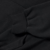 SuperNomal balloon over fleece hoody BLACK