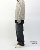 ニーダブルピンタックデニムパンツ / Knee Double Pintuck Denim Pants_2color