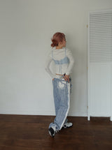 アイレットビスチェカーディガン/eyelet bustier cd - ivory