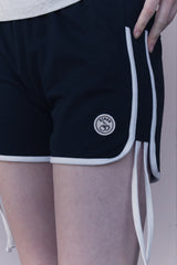 WORDING GRAPHIC DOLPHIN PANTS [NAVY]