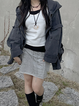 ユニセックスピグメントビンテージミリタリージャケット / Unisex pigment Vintage military jacket