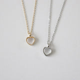 ミニグローイングハートネックレス / Mini Glowing Heart Necklace / 2 color