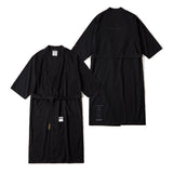 テクリネンローブ / TECH LINEN ROBE OLIVE / NAVY / BLACK