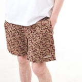 FLORAL SHORTS - BLACK (6675724599414)