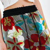 サマーメッシュスウェットスカート / Summer Mesh Sweat Skirt [White Butterfly]