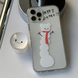 Happy Winter - Happy Winter Snow Couple Phone Case Bead Tok Set 